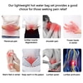 thumbnail image 1 of 2 uds bolsa de botella de agua caliente cinturón de cubierta de cintura caliente alivio del dolor para el cuello mano trasera, 1 of 6