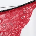 thumbnail image 4 of de mujer Braguitas de encaje Lencería Hipster Calzoncillos Ropa interior M Winered METRO Zulema Braguitas de encaje de bikini para mujer, 4 of 8