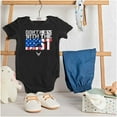 thumbnail image 3 of US Air Force Don't Mess With the Best Romper Boys or Girls Infant Baby Brisco Brands 12M, 3 of 6