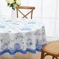 thumbnail image 3 of Oval Tablecloth 60x84 Inch, Floral and Flower Vine Table Cloth for Oval Table, Waterproof Spring Tablecloth Wrinkle Free for Dining, Picnic, Party Decor, 3 of 6