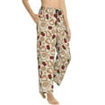 thumbnail image 2 of Naloa Valentine'S Day Rose Print Women’s Ultra-Soft Comfy Pajama Lounge Pants with Pockets & Drawstring, 2 of 8