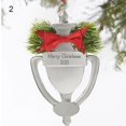 thumbnail image 2 of Adorno para árbol de Navidad, colgante de aleación creativo, fiesta de Navidad personalizada, 2 of 5