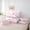 Pink D, variant on Erosebridal Letter Monogrammed B Twin Bedding Sets 7-Piece For Kids,Girls Cartoon Ribbon Bowknot Bedding Comforter Set,Pink Reversible