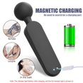 thumbnail image 4 of Masajeador de espalda potente y mejorado, vibrador inteligente inalámbrico con 12 modos de vibración para aliviar el dolor de cuello y hombros., 4 of 5
