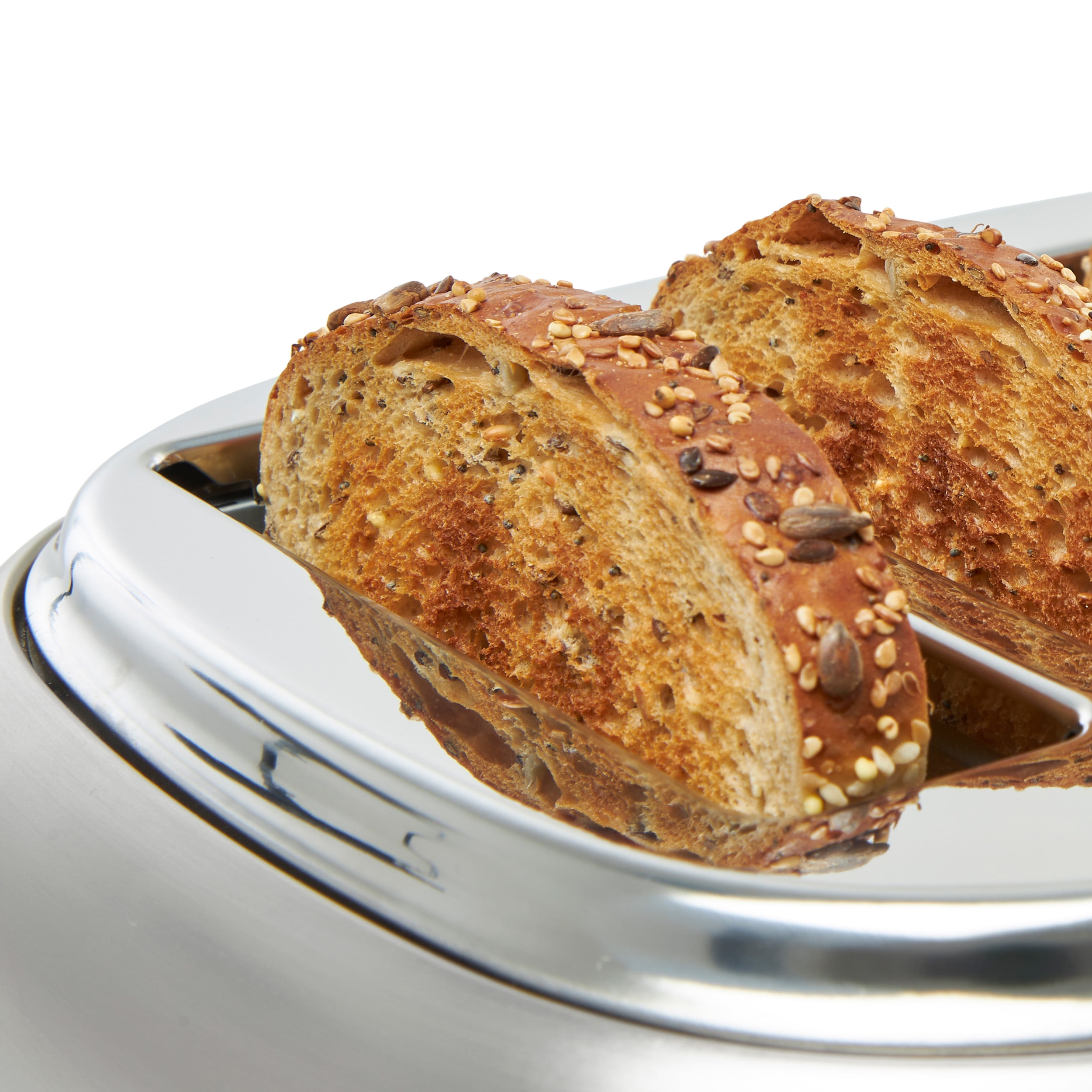 Haden Heritage 4-Slice Wide Slot Toaster, Steel / Copper - 75104