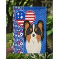 thumbnail image 3 of Tricolor Papillon USA American Flag Garden Size, 3 of 5
