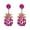 Pink, variant on New Year 2025 Studs Fruit Pineapple Earrings Personalized Earrings European and Korean Earrings 7 Color Optional