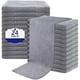 thumbnail image 1 of wonima11 Grey Salon Towels, Super Soft and Absorbent Microfiber Hair Towel for Salon, Bath, Spa, Pool and Home, 27 inch X 16 inch (Grey - 24 Pack), 1 of 1