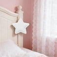 thumbnail image 6 of Star Ornament Decorative Hanging Stars Set of 5 Large Fabric Star Accents for Home Wall Window Ceiling Decor Party Festival Embellishment, 6 of 7