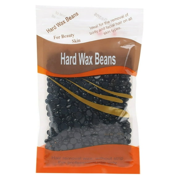 EIGTHTAIL 100g Depilatory Hard Wax Beans Hard Body Wax Beans for Men Women (Black)