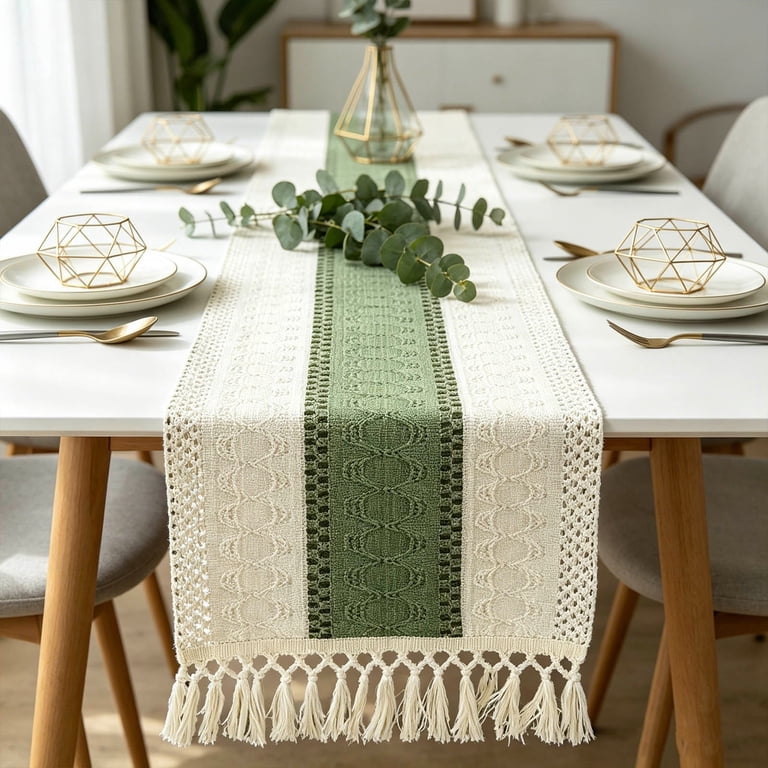 lace dressing table mats Darzheoy Summer Lace Table Runner, Small Vintage Floral Lace Decorative Table Scarf Centerpiece, Kitchen Dressing Table Mat Protector for Home, Dining