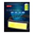 thumbnail image 4 of Linterna LED TUNC Recargable por USB COB resistente al agua para faros delanteros paquete de 2, 4 of 5