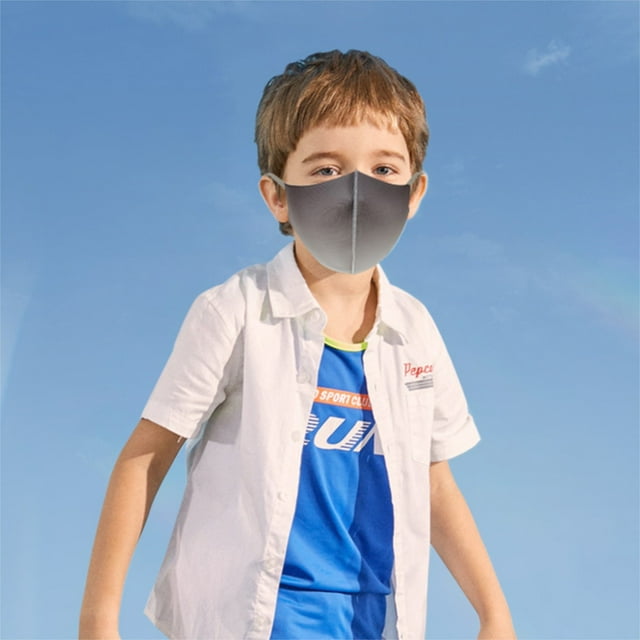 Visage en Soie Glacée pour Enfants Respirant Soleil Ajustable pour Activités Extérieures Quotidiennes Confortable Léger Réutilisable