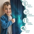 thumbnail image 3 of Blackout Kids Curtains,Colorful Starry Sky and Universe Children's Insulated Curtains Set Of 2,Bedroom Essentials,Toddler Room Decor 52"x84", 3 of 5