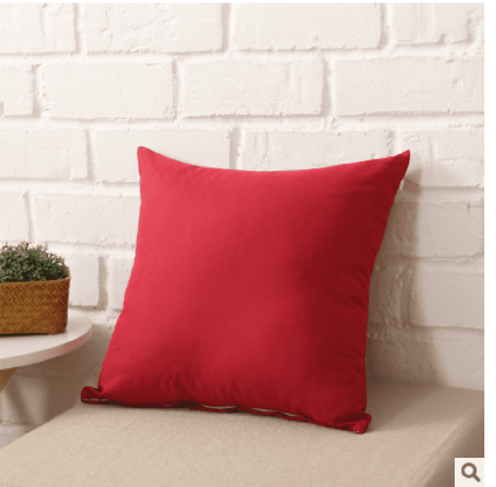 Cover Cushion Home Sofa Decor Pillow Case 16 Solid Color Square Cushion Cover 