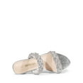 thumbnail image 6 of DREAM PAIRS Women's Two Braided Strap Low Heels for Women Open Toe Block Chunky Heels Sandals Holiday Party Wedding Dress Pumps Shoes, 6 of 7