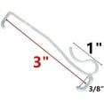 thumbnail image 2 of Valance Clips 6pcs 3'' Hidden Clip Clear Plastic for Horizontal Blinds Valance Retainer Holder, 2 of 5