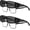 2pcs(black/Gray), variant on Polarized Fit Over Glasses Sunglasses for Men Women Driving Square Wrap Around Shades UV Protection Sun Eyewear PT2006