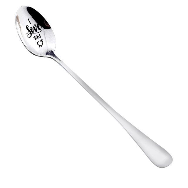 DPTALR Stainless Steel Milk Coffee Spoons Dessert Ice Cream Fruit Spoon Teaspoon Accessories Tableware Gift