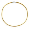 thumbnail image 2 of Bling Jewelry Womens Yellow Gold Tone Satin Silk Cord Necklace with Sterling Silver Lobster Clasp, 2 of 4