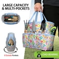 thumbnail image 2 of Garden Tool Bag,Pioneer Flower Floral Print Pattern Garden Tool Organizer,Garden Gifts,Waterproof Multi-Pocket Garden Tool Storage 11.8x5.5x11.4 Inch(Tools NOT Included), 2 of 6