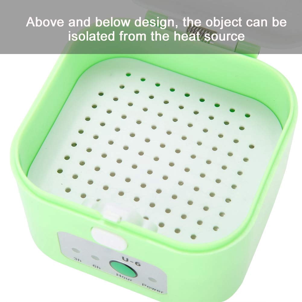 Portable Electric Dryer, Automatic Drying Dehumidifier For Hearing Aids, Easy To Carry And Operate With One Button Design