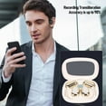 thumbnail image 4 of AI Translation Earbuds, 140 Languages Ear Hook Translator 3 Working Modes  for Travel Learning Pinkish,Black,Beige,Purplish, 4 of 7