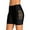 Black, variant on Charmo Womens Hollow Out Swim Shorts High Waisted Long Swim Shorts Black Swim Capri Pants