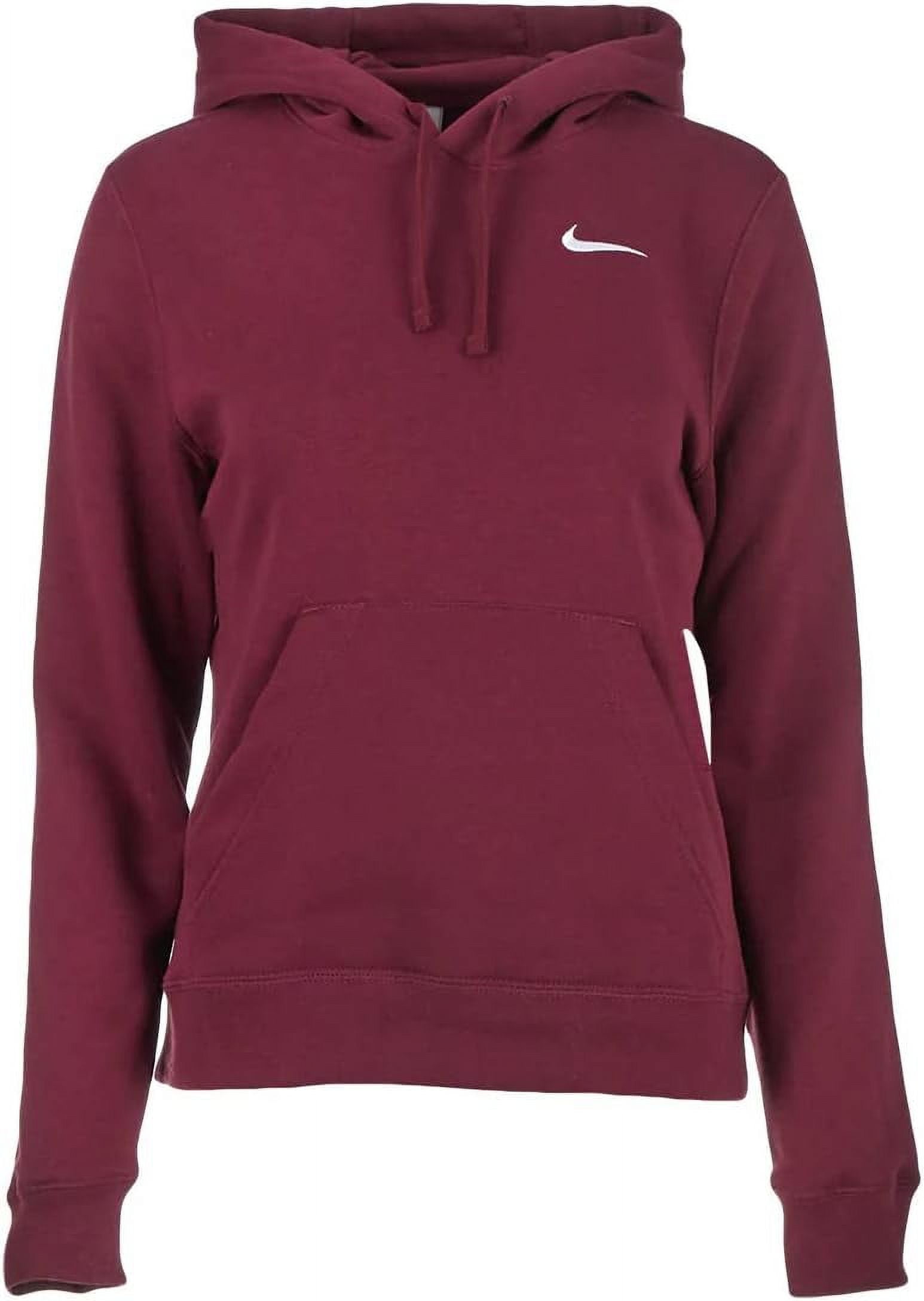 burgundy nike jumper womens
