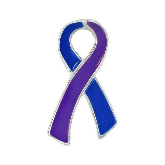 The Awareness Company Rheumatoid Arthritis Awareness Ribbon Pins, 100 Pack