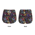 thumbnail image 3 of Rateoe Flowers And Birds Printed 2 in 1 Women's Workout Shorts for Athletic Gym Running Shorts with Phone Pockets-Medium, 3 of 7