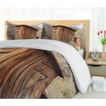 thumbnail image 5 of Ambesonne Outhouse Duvet Cover Sets, Olive Trees, 2-Queen, Dark Green Caramel, 5 of 7