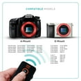 thumbnail image 2 of Foto&Tech IR Wireless Remote Control Compatible with Sony A7R IV III II,A7III A9 A7 II A7 A7R A7S A6600 A6500 A6400 A6300 A6000 A55 A65 A77 A99 A900 A700 A580 A560 A550 A500 NEX-7 NEX-6 NEX5T NEX-5R, 2 of 6