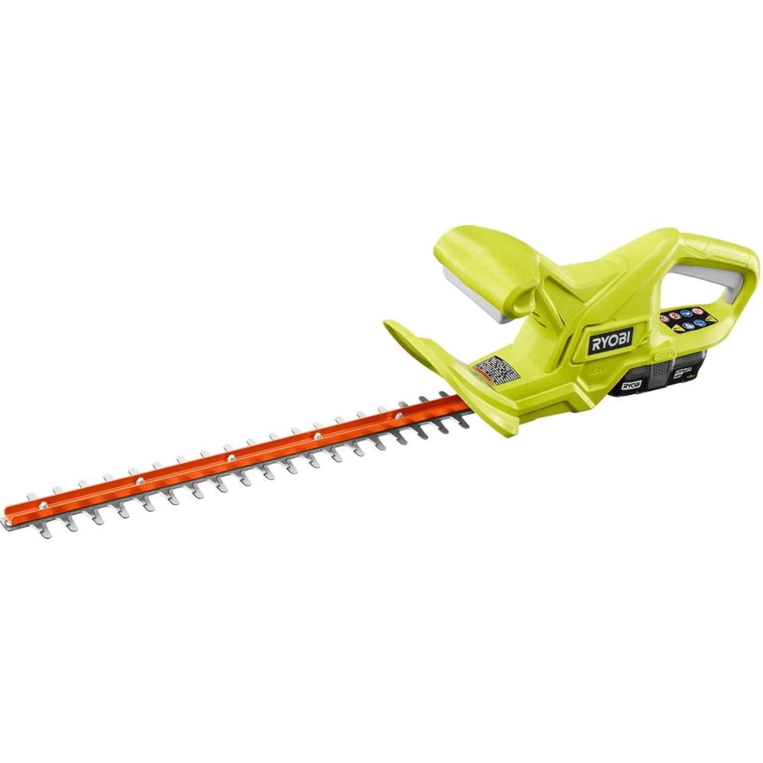 RYOBI Lithium+ 18" Cordless Hedge Trimmer 18v/1.5 Ah Battery & Charger Included