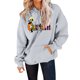 thumbnail image 1 of Gibobby Sudadera con capucha mujer, Sudadera con Capucha de Camuflaje Sudadera con Capucha para Mujer(Gris,M), 1 of 4