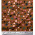thumbnail image 1 of Soimoi Poly Georgette Fabric Brush Stroke Abstract Print Fabric by The Yard 42 Inch Wide, 1 of 3