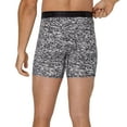 thumbnail image 5 of Hanes Originals Men's SuperSoft Boxer Brief Underwear Pack, Black/Grey/Print, 3-Pack, 5 of 8