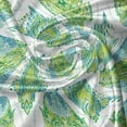 thumbnail image 5 of Ambesonne Antique Oriental Window Valance, Thai Floral Art, 54" X 12", Seafoam Dark Turquoise, 5 of 5