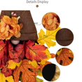 thumbnail image 4 of Fall Wreaths for Front Door, Thanksgiving Harvest Dwarf Doll with Maple Leaves Wreath, Farmhouse Door Hanging Fall Decor for Indoor Outdoor, 4 of 9