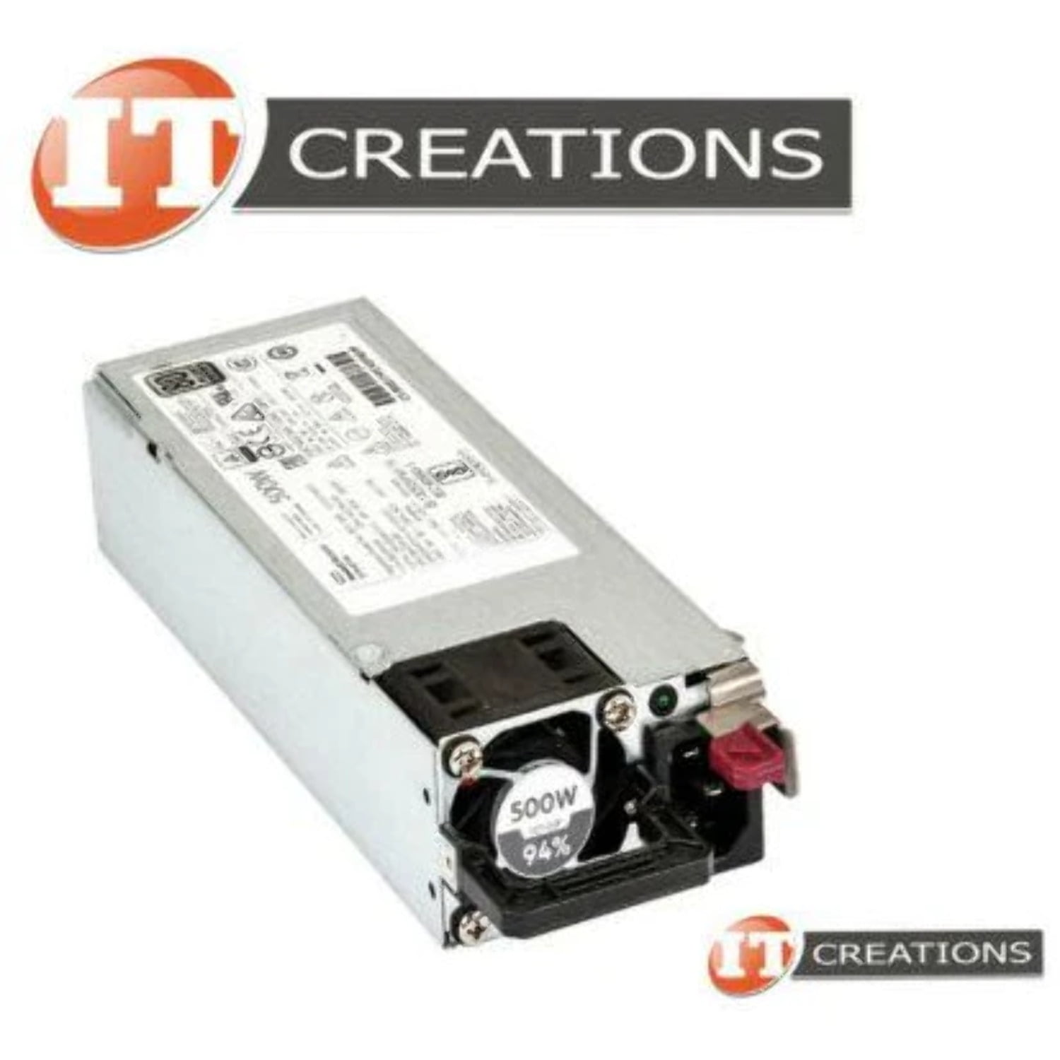 HP POWER SUPPLY 500W 100V240V PLATINUM FOR HPE DL360 DL380 G10 HSTNS