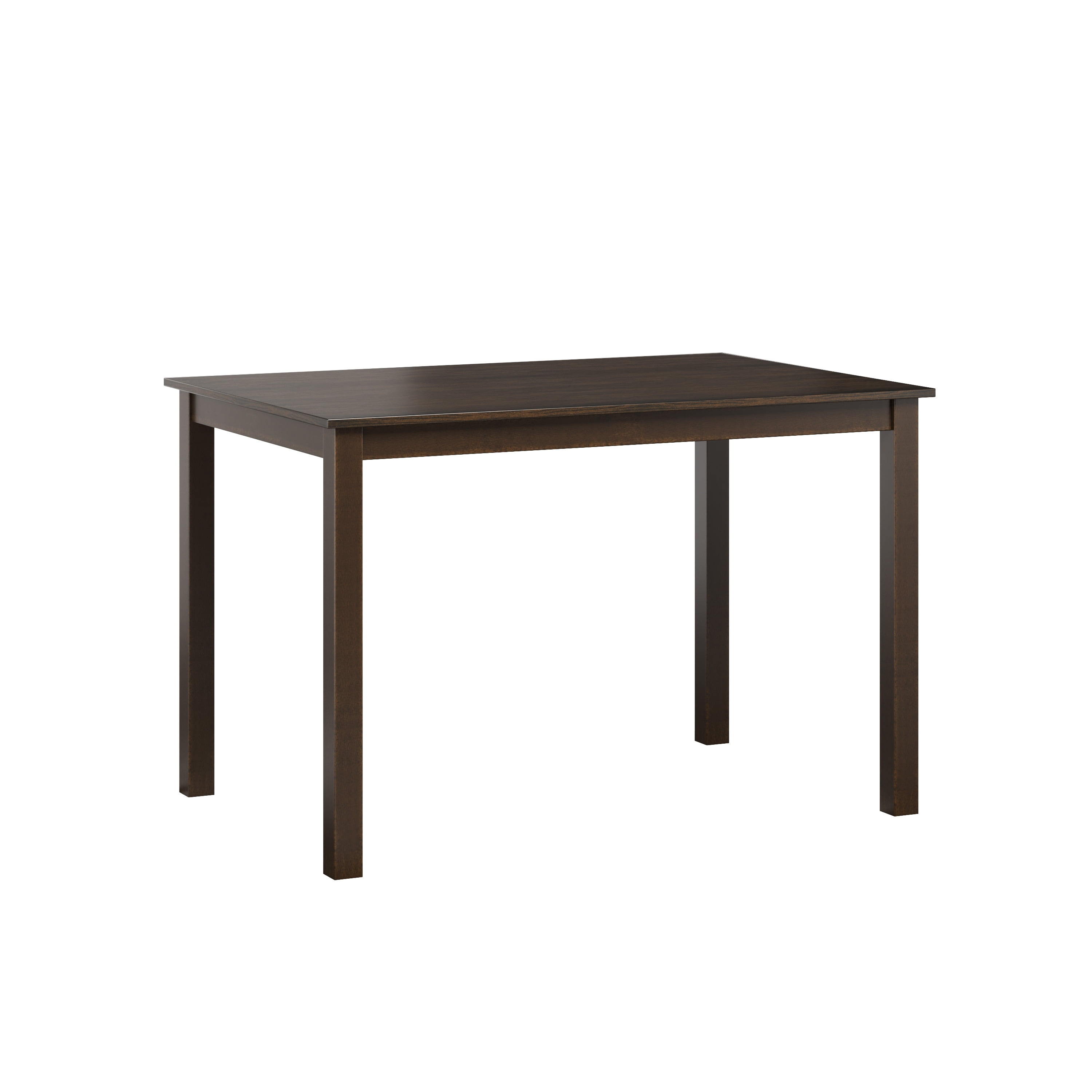 Mainstays Eastwood 5 Piece Wooden Dining Set, Dark Brown
