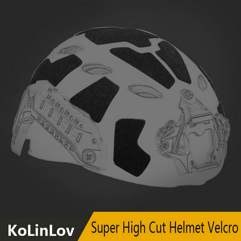 Walbest 1 Set Helmet Padding Kit Self Adhesive High Cut Helmet