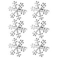 thumbnail image 1 of Anneau de Serviette Flocon de Neige 6 Pcs Anneaux de Serviette en Forme de Flocon de Neige pour Table à Manger, 1 of 6