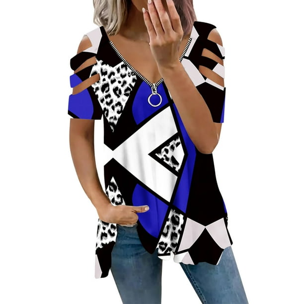 Wild Comfort Leopard Color Block Jersey Top