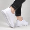 thumbnail image 6 of Ablanczoom Women Casual Sneakers Walking Shoes Lace-up Comfortable Non-Slip Lightweight Breathable Mesh Sports Tennis Running Shoes, 6 of 6
