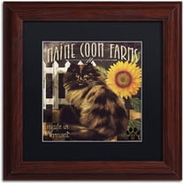 Trademark Fine Art "Vermont Farms VI" Canvas Art by Color Bakery Black Matte, Wood Frame