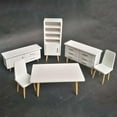 thumbnail image 2 of Set de y Silla con Gabinetes de Decoraciones para Dormitorios de 1/12, 2 of 9