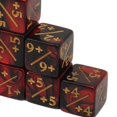 thumbnail image 3 of 20PCS 6 Sided Dice Set for Kids 16MM Plastic Educational Math Symbol Number Dice Cubes for Math Teaching Learning Counting Board Games Red with Plus Sign, 3 of 5