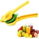 thumbnail image 1 of Prensa manual de mano de exprimidor de alta resistencia - Exprimidor de cítricos para exprimir jugo fresco, exprimidor de limón de tazón 2 en 1 lavavajillas seguro (Amarillo + Verde), 1 of 5