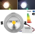 thumbnail image 3 of Resalte Regulable 9W Led Cob Luz De Techo Foco Empotrable Downlight Blanco Frío Ac 100-245V Moyic HA024200-11, 3 of 6